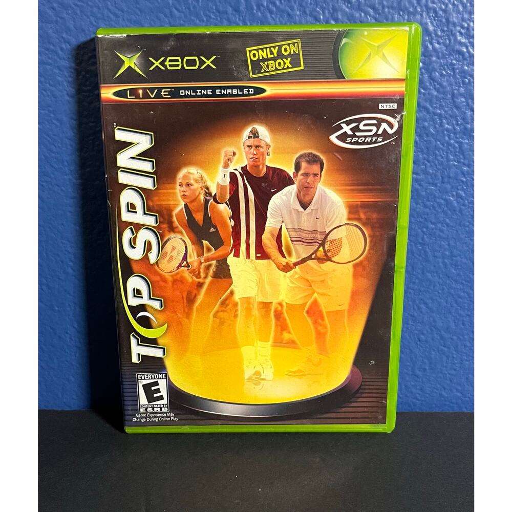 Top Spin (Original Xbox) - Complete with Manual  - Tennis Game